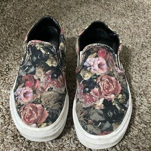 Floral Vans 6.5